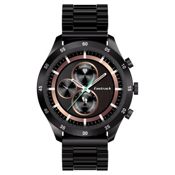 Fastrack Magnus FX2 Unisex Smart Watch With Black Metal Strap