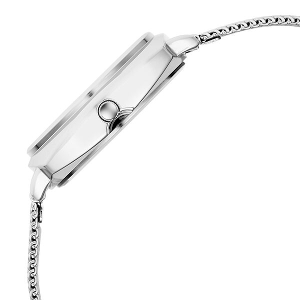 Fastrack Stunners X Quartz Analog Pink Dial Stainless Steel Strap Watch For Girls - image number 3