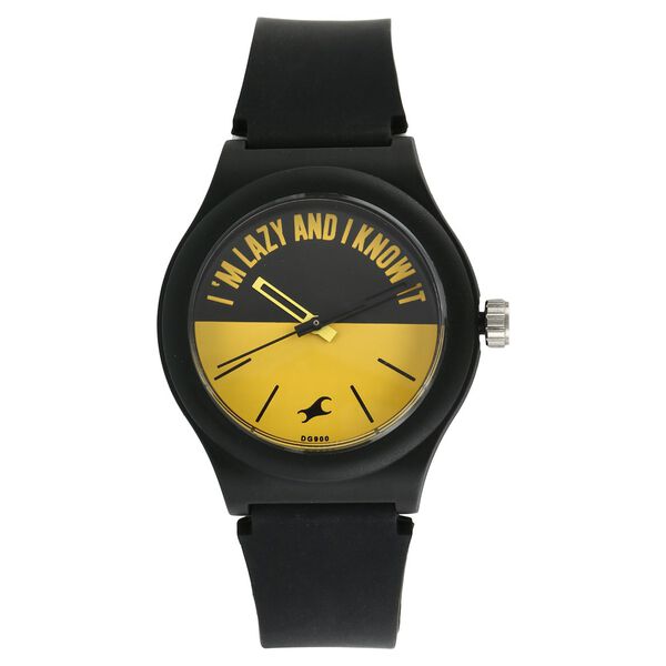 Fastrack Tees Quartz Analog Multicoloured Dial Plastic Strap Unisex Watch - image number 0