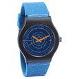 Fastrack Space Rover Quartz Analog Black Dial Silicone Strap Unisex Watch