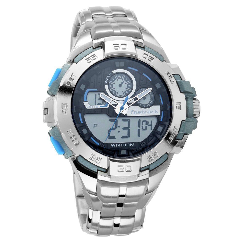 Fastrack analog shop digital watch