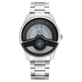 Fastrack Space Rover Quartz Analog Grey Dial Metal Strap Watch for Guys - image number 1