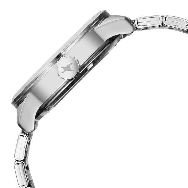 Fastrack Automatics Green Dial Silver Metal Strap Automatic Watch ForGuys - image number 4