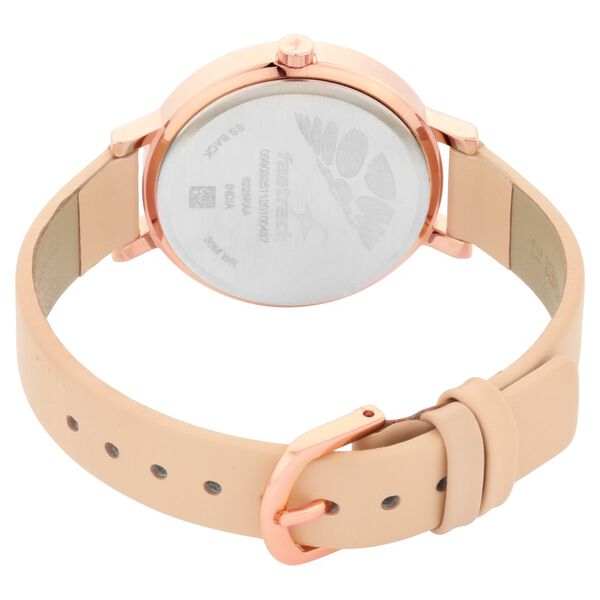 Fastrack Paint Me Quartz Analog Pink Dial Leather Strap Watch for Girls - image number 4