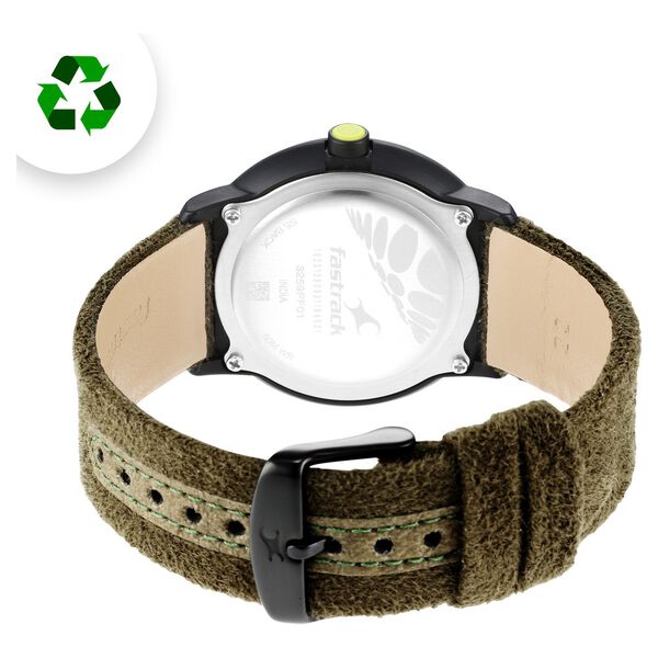 Fastrack Revibe Quartz Analog Black Dial Fabric Strap Watch for Guys - image number 5
