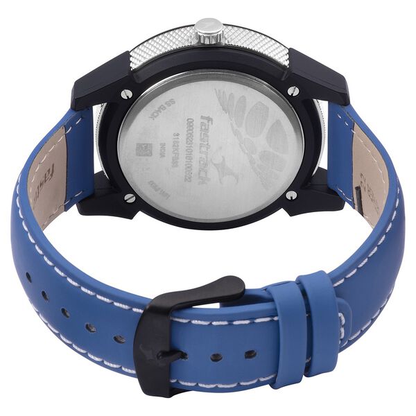 Fastrack Modular Quartz Analog Silver Dial Leather Strap Watch for Guys - image number 4