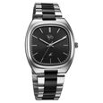 Fastrack Vyb Aviator Quartz Analog Black Dial Two Toned Metal Strap Watch For Guys - image number 2