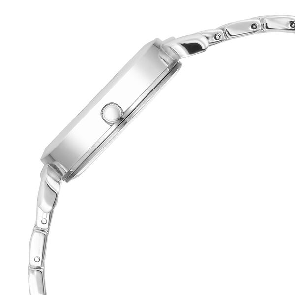 Fastrack Vyb Charmer Quartz Analog Green Dial Silver Color Metal Strap Watch For Girls - image number 4