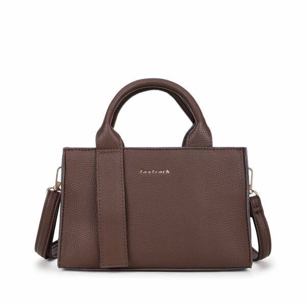 Chic brown satchel - image number 1