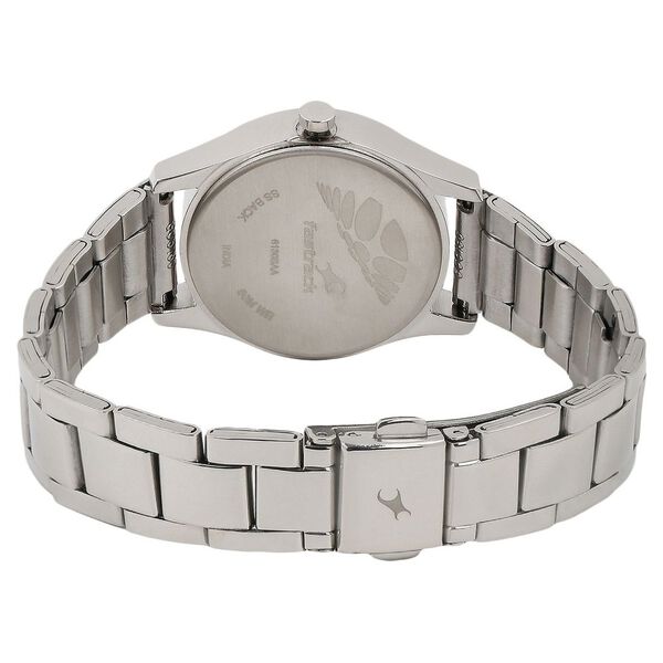 Fastrack Quartz Analog Black Dial Metal Strap Watch for Girls - image number 2