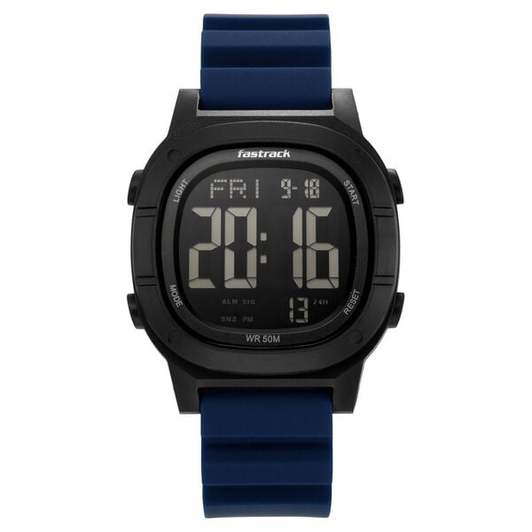 Fastrack StreetStyle Unisex Jet Blue Digital Watch - image number 0