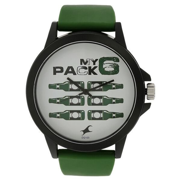 Fastrack Quartz Analog White Dial Plastic Strap Watch for Unisex - image number 0