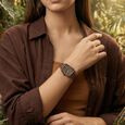 Fastrack Wild Quartz Analog Brown Dial Brown Stainless Steel Strap Watch For Girls - image number 2