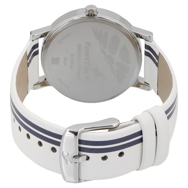 Fastrack Varsity Quartz Analog White Dial Leather Strap Watch for Girls - image number 3