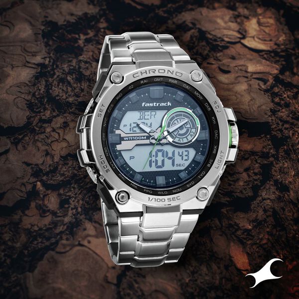 Fastrack Mean Machines Guys Ana Digi Watch - image number 0