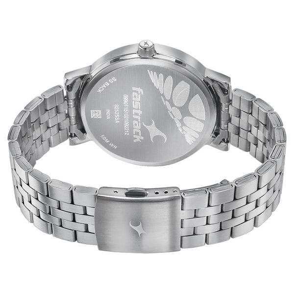 Fastrack Dial It Up Quartz Multifunction Grey Dial Stainless Steel Strap Watch for Guys - image number 4