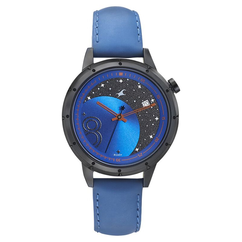 Buy Online Fastrack Space Rover Quartz Analog with Date Black Dial