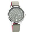 Fastrack Ruffles Quartz Analog with Day and Date Grey Dial Leather Strap Watch for Girls - image number 1
