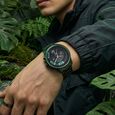 Fastrack Wild Quartz Chronograph Two Toned Dial Black Stainless Steel Strap Watch For Guys - image number 2