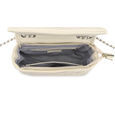 Fastrack Quilted Sling Bag in White with Chain Detailing - image number 7