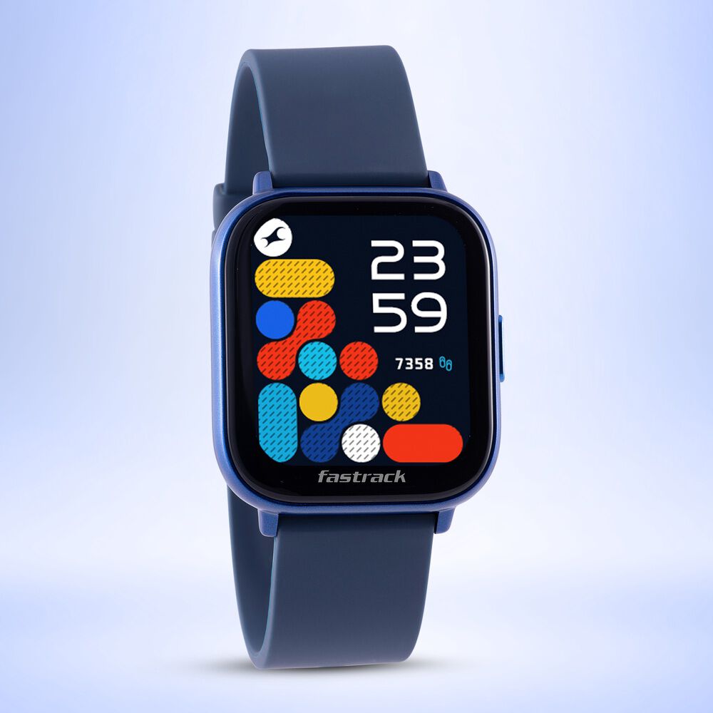 Buy Online Fastrack Reflex Vybe Blue HD Health Wellness Tracker 38078pp02 Fastrack