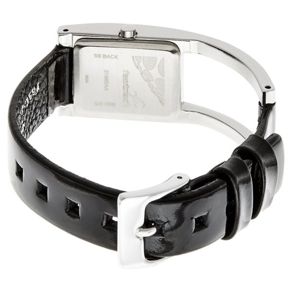 Fastrack Tees Quartz Analog Black Dial Leather Strap Watch for Girls - image number 2