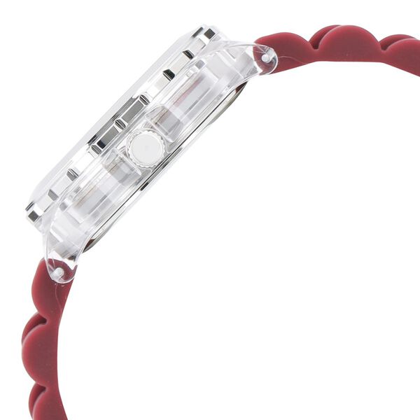 Fastrack Trendies Quartz Analog Maroon Dial Silicone Strap Watch for Girls - image number 2