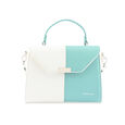 Fastrack Structured Satchel in White and  blue - image number 2