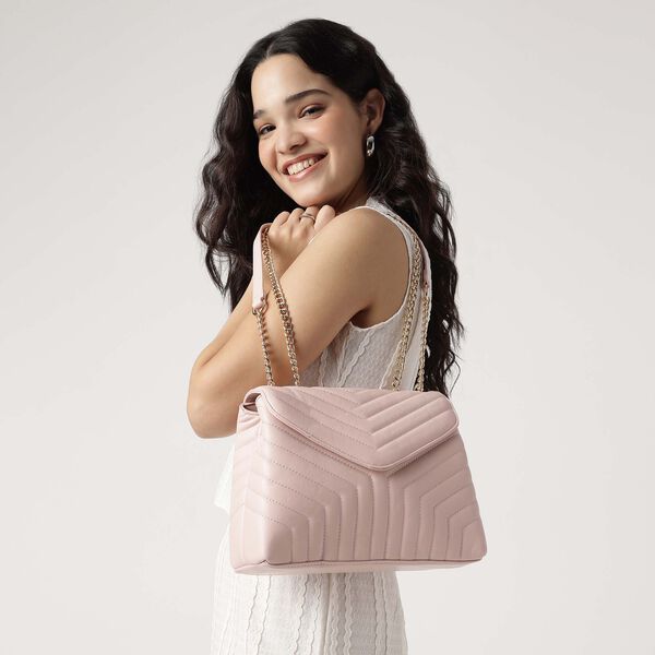 Chevron Chic Shoulder Bag - image number 1