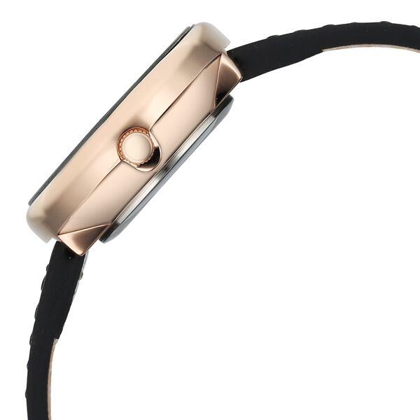Vyb Mirage By Fastrack Quartz Analog Black Dial Black Split leather Strap Watch For Girls - image number 5