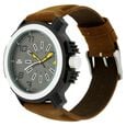 Fastrack Quartz Analog Grey Dial Leather Strap Watch for Guys - image number 1