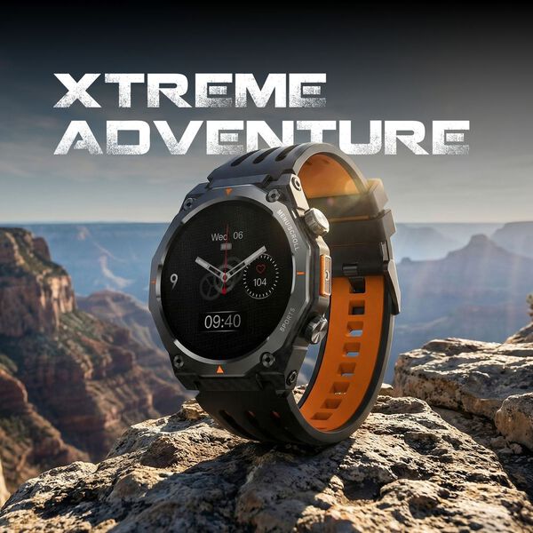 Fastrack Xtreme Adventure Smartwatch with 1.43" AMOLED Display, Dual Push Button, GPS, 100+ Multisports, Dual Tone Strap - image number 7