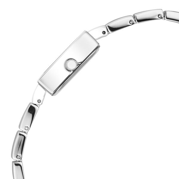 Vyb Successor By Fastrack Quartz Analog White Dial Metal Strap Watch For Girls - image number 4