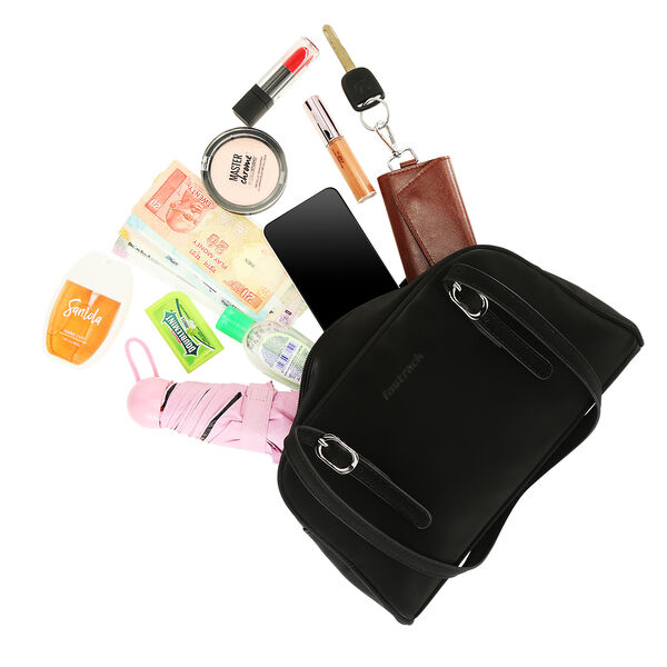 Fastrack Spacious Shoulder Bag in Black - image number 6