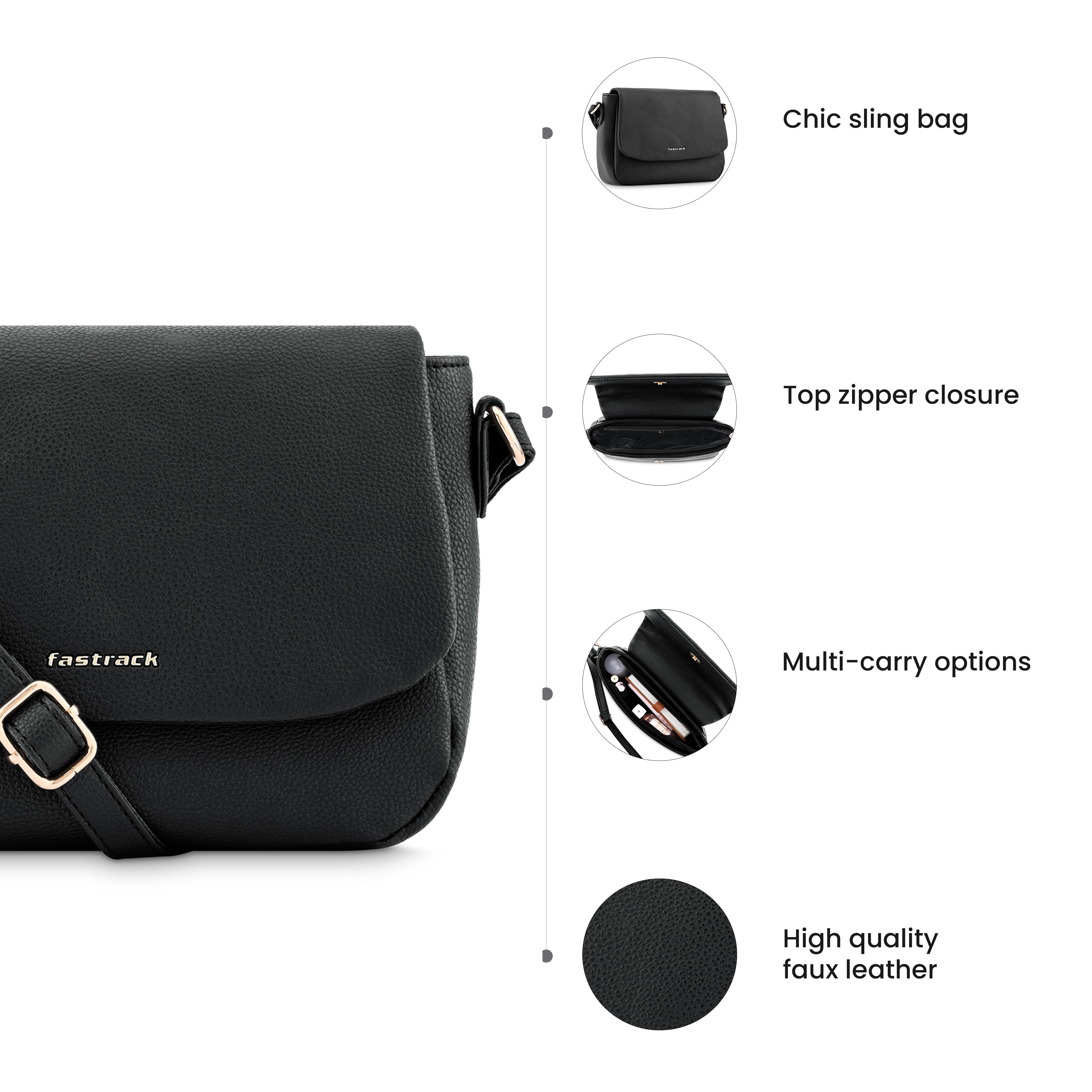 Fastrack shoulder bags online clearance