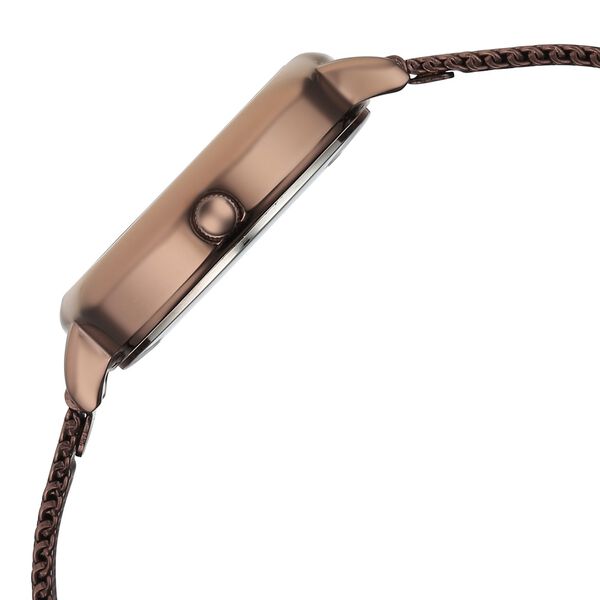 Fastrack Stunners Quartz Analog Brown Dial Brown Stainless Steel Strap Watch For Girls - image number 4