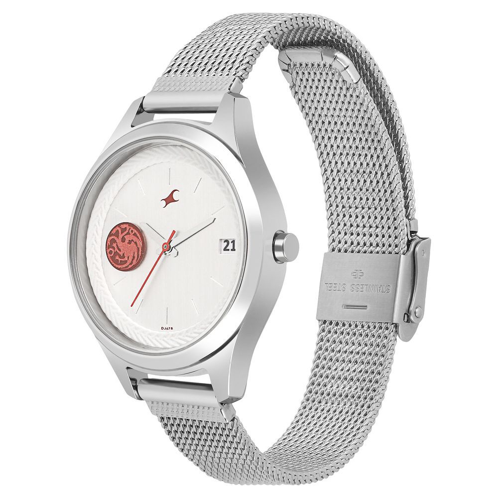 Fastrack Game Of Thrones Quartz Analog with Date White Dial