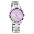 Fastrack Tripster Quartz Analog Purple Dial Stainless Steel Strap Watch for Girls - image number 1