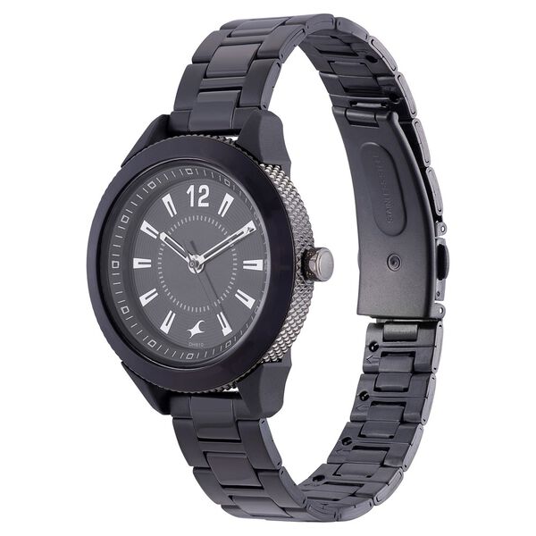 Fastrack Varsity Quartz Analog White Dial Leather Strap Watch for Girls - image number 2