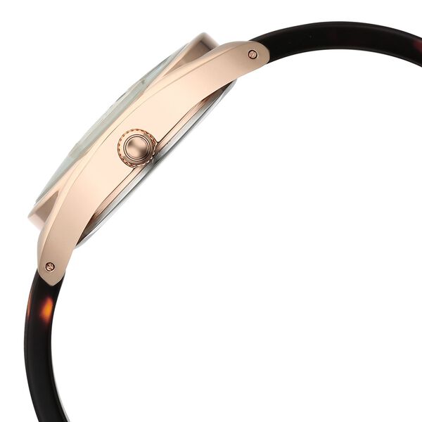 Fastrack Younique Quartz Analog Mother Of Pearl Dial Acetate And Metal Strap Watch For Girls - image number 3