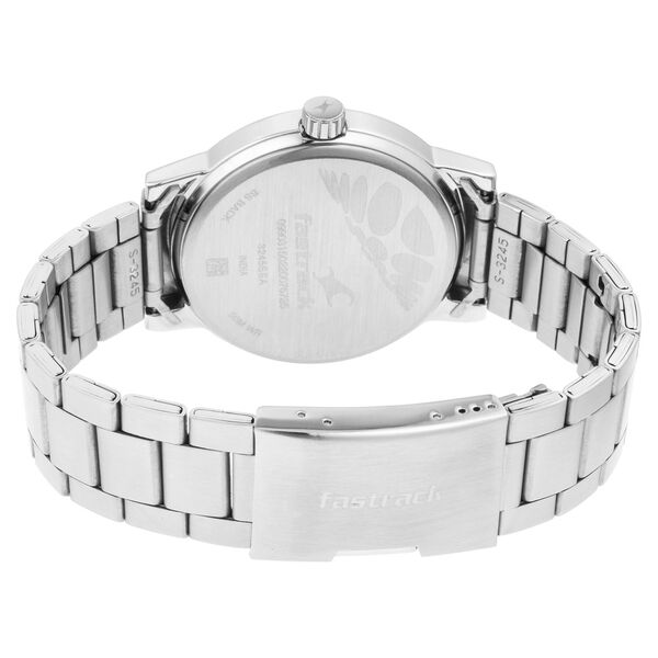 Fastrack Tripster Quartz Analog with Date White Dial Stainless Steel Strap Watch for Guys - image number 5
