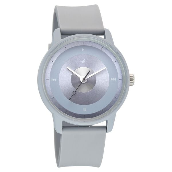 Fastrack Y2K Analog with Icy Blue Dial Silicon Strap Watch for Guys - image number 1