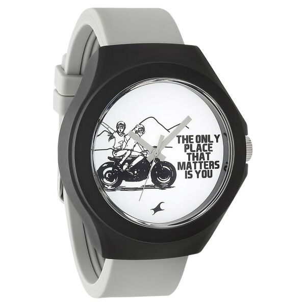 Fastrack Road Trip Quartz Analog Multicoloured Dial Silicone Strap Unisex Watch - image number 1