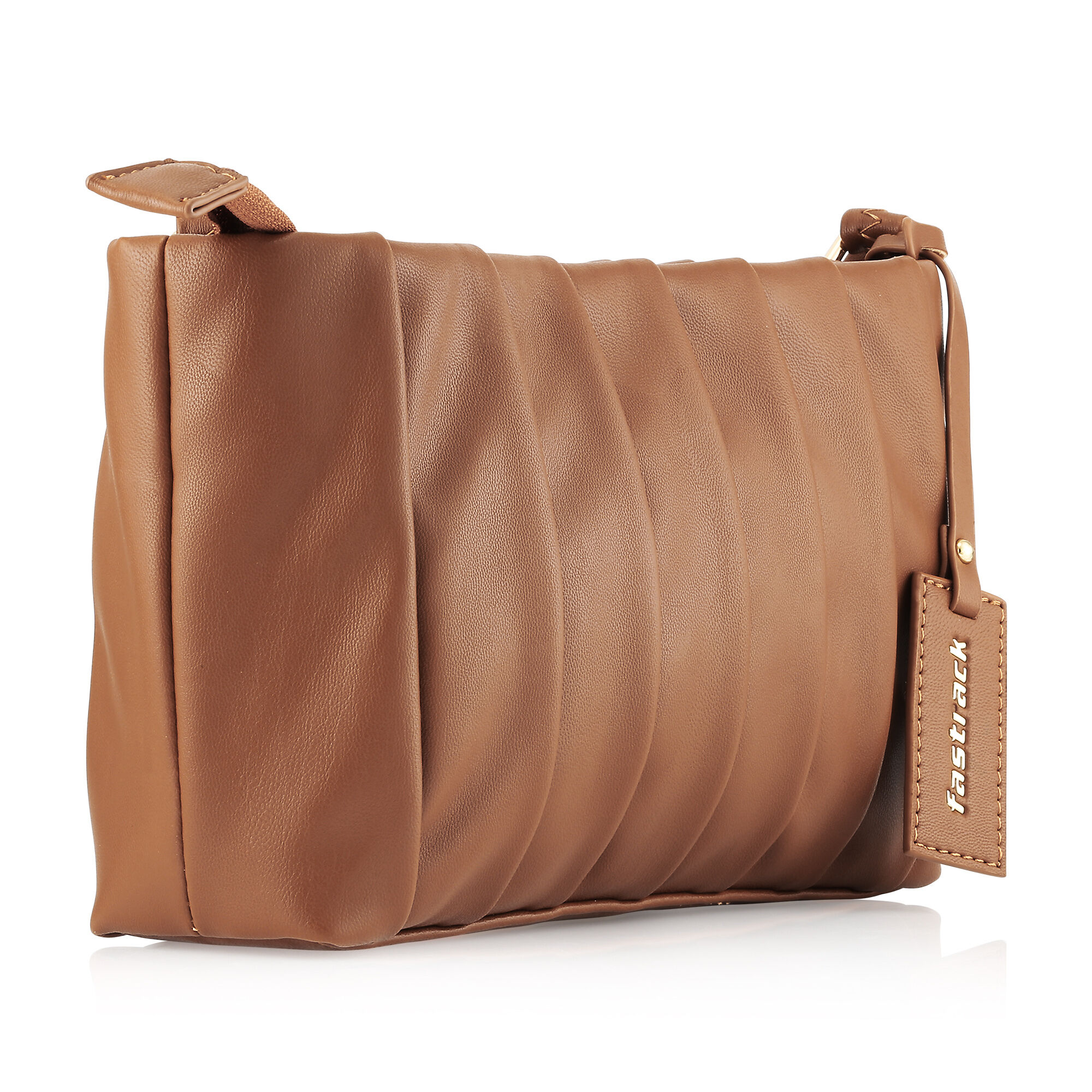 Fastrack leather bag clearance