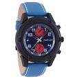 Fastrack Modular Quartz Analog Blue Dial Leather Strap Watch for Guys - image number 0