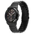 Fastrack Vyb Quest Quartz Analog Black Dial Black Metal Strap Watch For Guys - image number 3