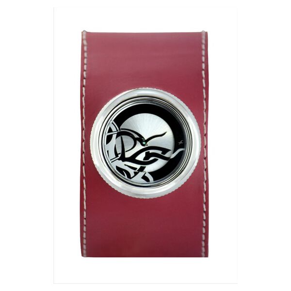 Fastrack Quartz Analog Silver Dial Leather Strap Watch for Girls - image number 0