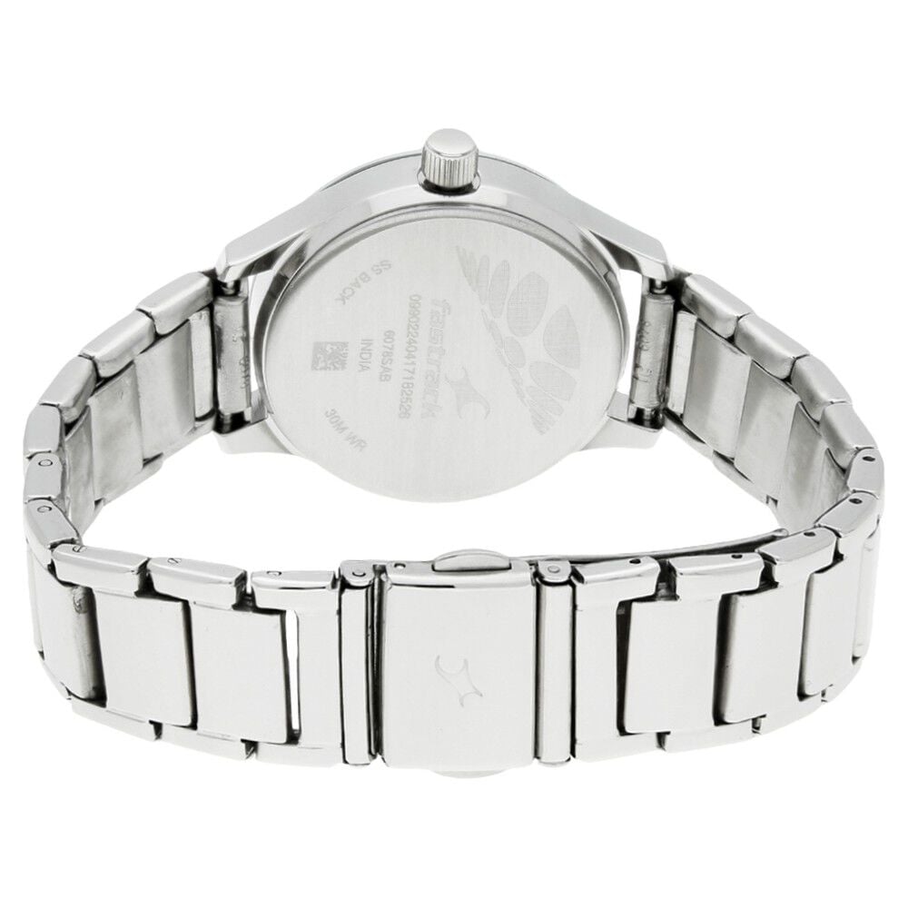 Fastrack 6078sm06 black women's watch top