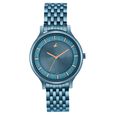 Fastrack Crush Quartz Analog Blue Dial Stainless Steel Strap Watch for Girls - image number 0