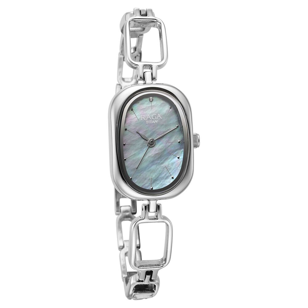 Titan raga silver watches on sale